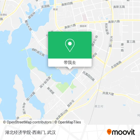 湖北经济学院-西南门地图