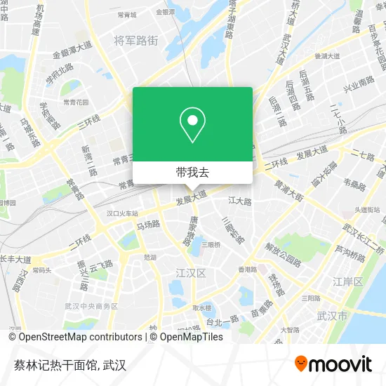 蔡林记热干面馆地图