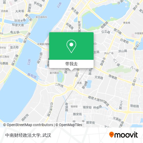 中南财经政法大学地图