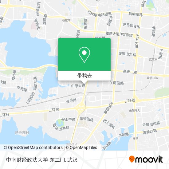 中南财经政法大学-东二门地图