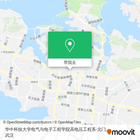 华中科技大学电气与电子工程学院高电压工程系-北门地图