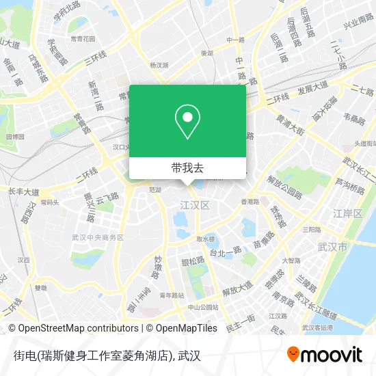 街电(瑞斯健身工作室菱角湖店)地图