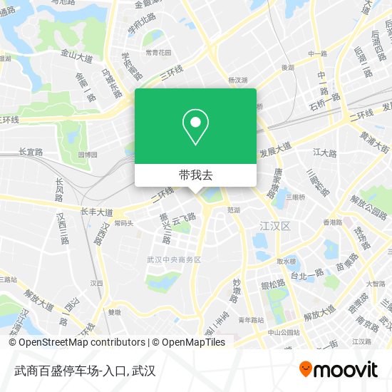 武商百盛停车场-入口地图