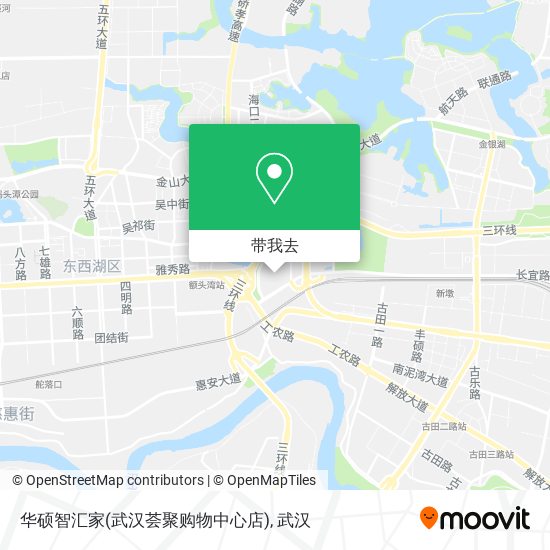 华硕智汇家(武汉荟聚购物中心店)地图
