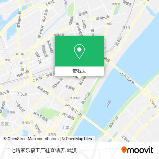 二七路家乐福工厂鞋直销店地图