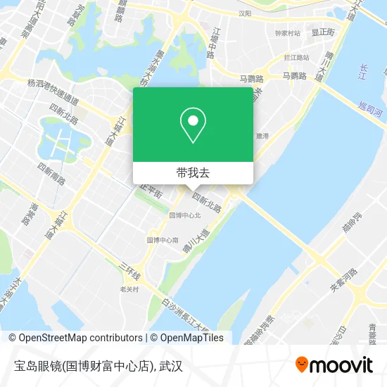 宝岛眼镜(国博财富中心店)地图