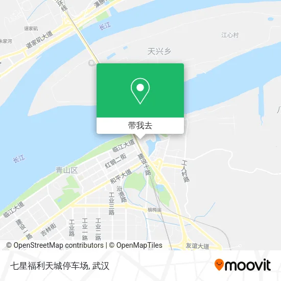 七星福利天城停车场地图