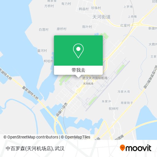 中百罗森(天河机场店)地图