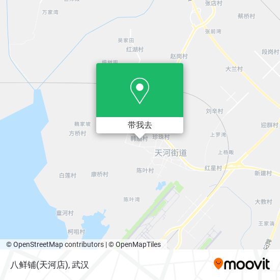 八鲜铺(天河店)地图