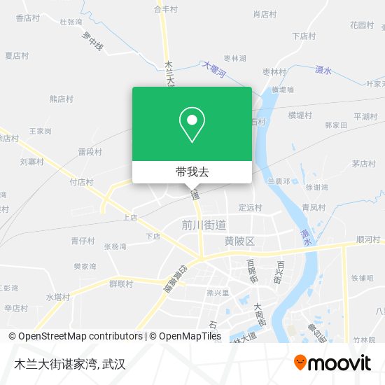 木兰大街谌家湾地图
