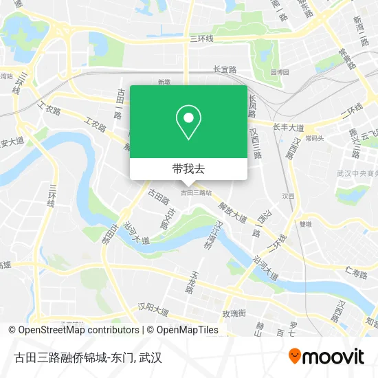 古田三路融侨锦城-东门地图