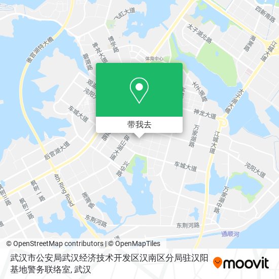 武汉市公安局武汉经济技术开发区汉南区分局驻汉阳基地警务联络室地图