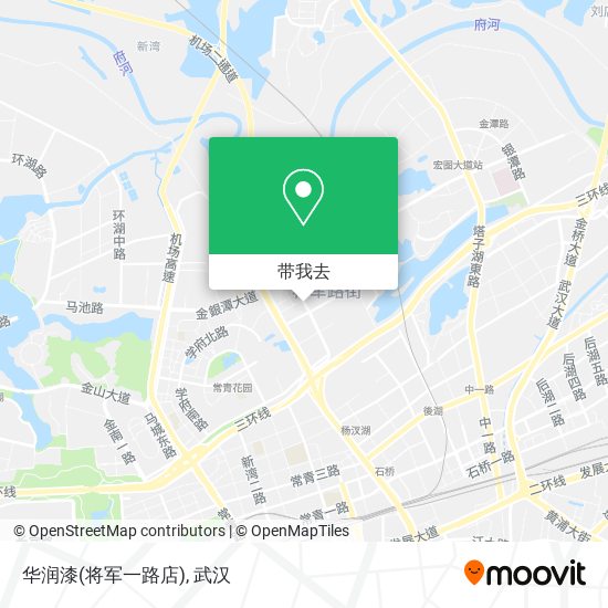 华润漆(将军一路店)地图