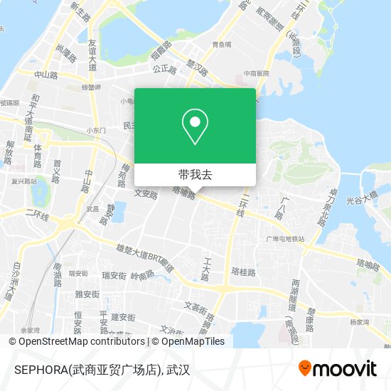 SEPHORA(武商亚贸广场店)地图