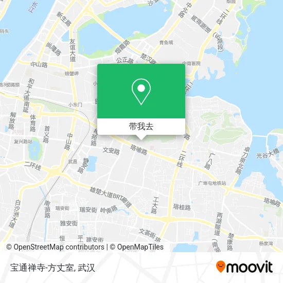 宝通禅寺-方丈室地图