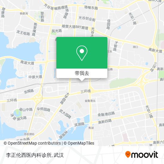 李正伦西医内科诊所地图