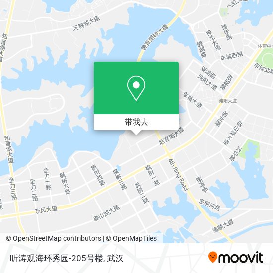 听涛观海环秀园-205号楼地图