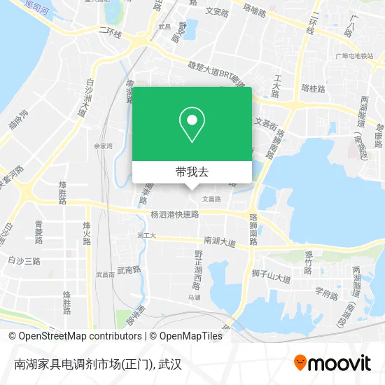 南湖家具电调剂市场(正门)地图