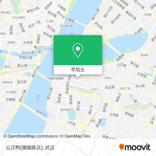 云汉鸭(胭脂路店)地图