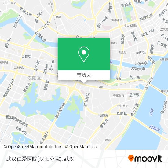 武汉仁爱医院(汉阳分院)地图
