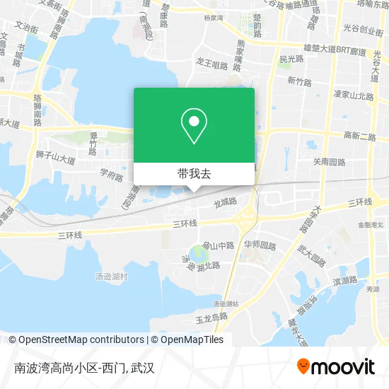 南波湾高尚小区-西门地图