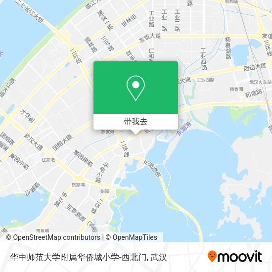 华中师范大学附属华侨城小学-西北门地图
