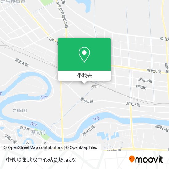 中铁联集武汉中心站货场地图