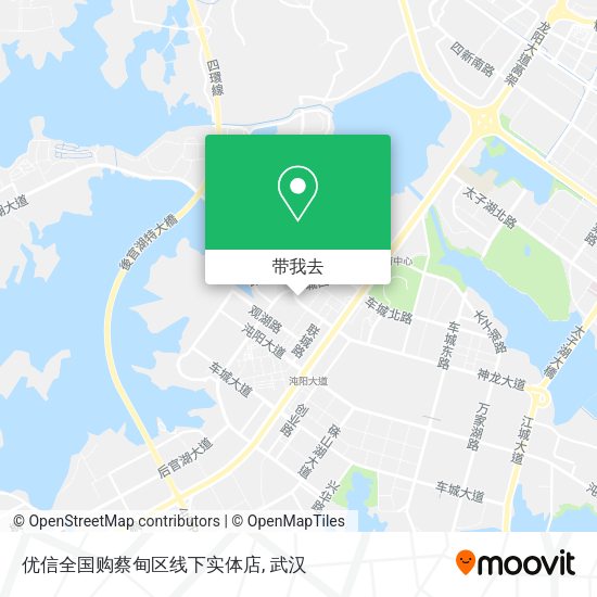优信全国购蔡甸区线下实体店地图