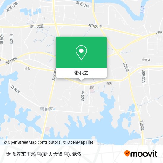 途虎养车工场店(新天大道店)地图