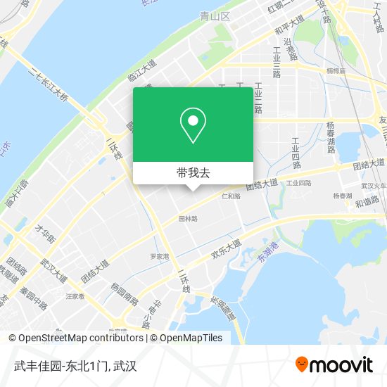 武丰佳园-东北1门地图