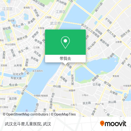 武汉北斗星儿童医院地图