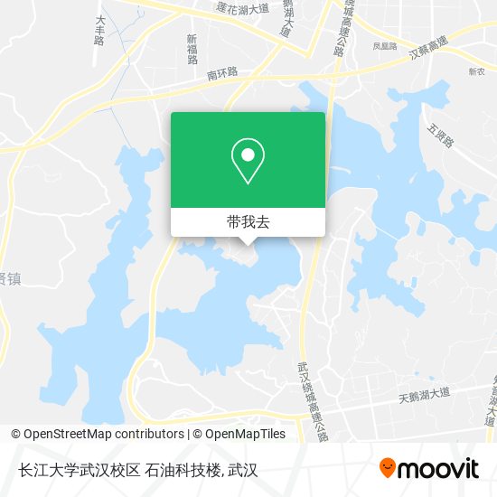 长江大学武汉校区 石油科技楼地图