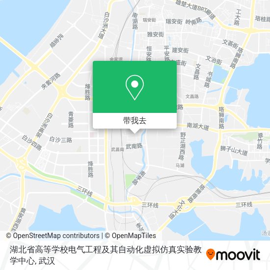湖北省高等学校电气工程及其自动化虚拟仿真实验教学中心地图