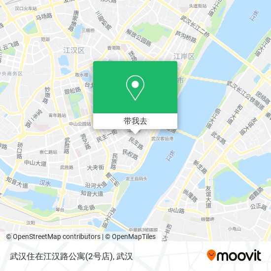 武汉住在江汉路公寓(2号店)地图