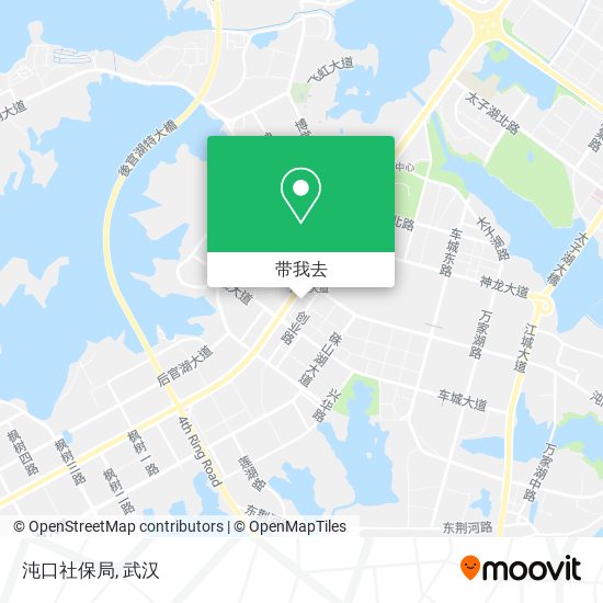 沌口社保局地图