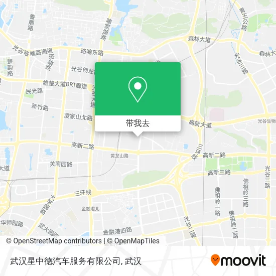 武汉星中德汽车服务有限公司地图