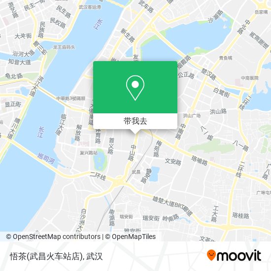 悟茶(武昌火车站店)地图