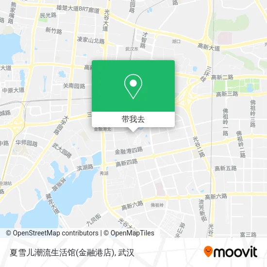 夏雪儿潮流生活馆(金融港店)地图