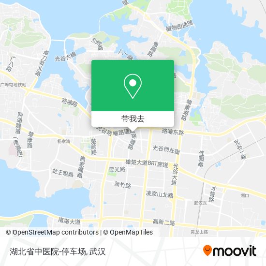 湖北省中医院-停车场地图