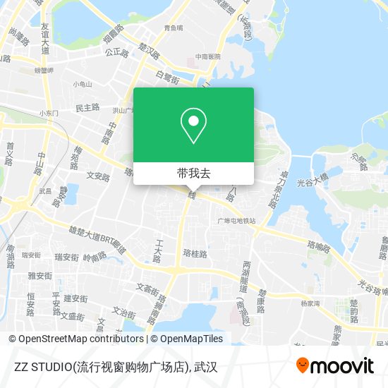 ZZ STUDIO(流行视窗购物广场店)地图