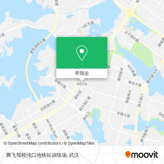 腾飞驾校沌口地铁站训练场地图