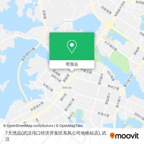 7天优品(武汉沌口经济开发区东风公司地铁站店)地图