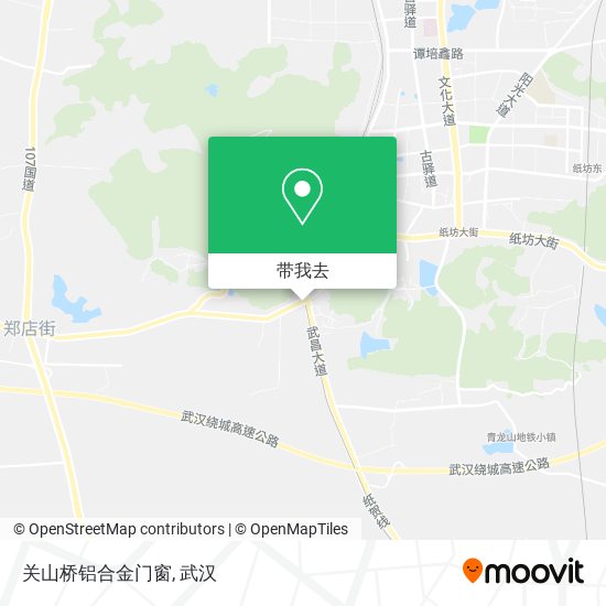 关山桥铝合金门窗地图