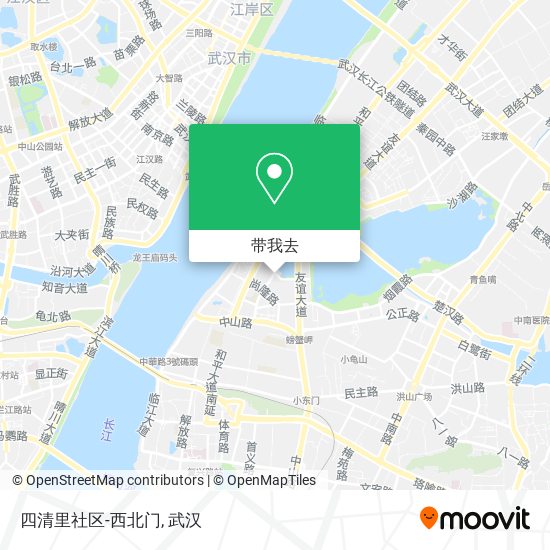 四清里社区-西北门地图