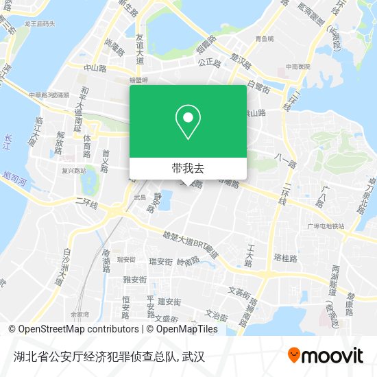 湖北省公安厅经济犯罪侦查总队地图