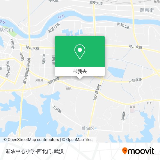 新农中心小学-西北门地图