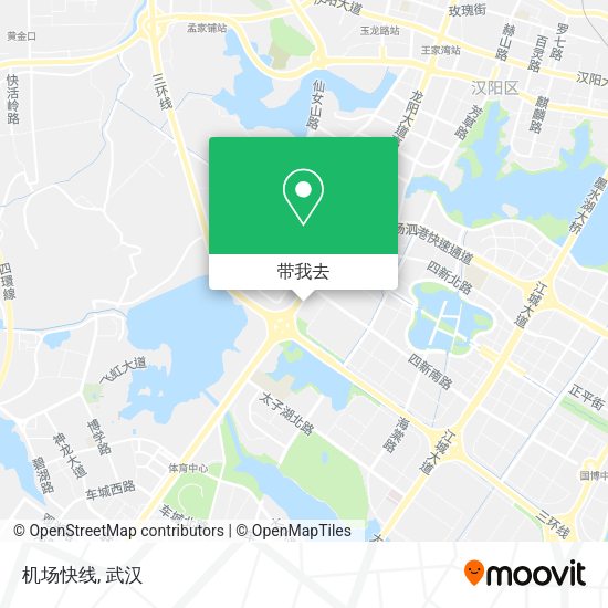 机场快线地图