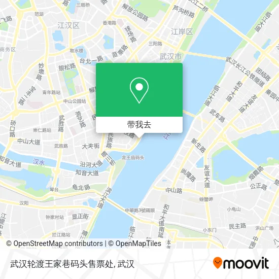 武汉轮渡王家巷码头售票处地图