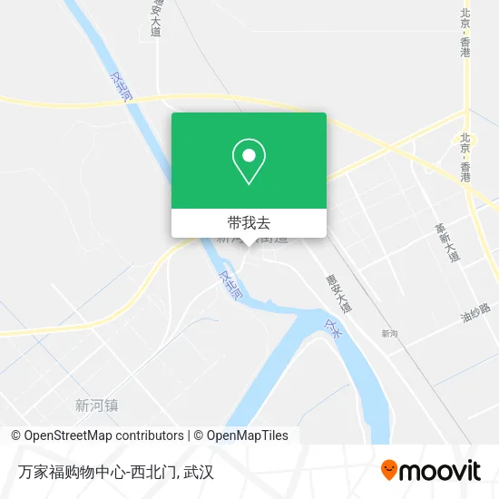 万家福购物中心-西北门地图