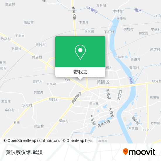 黄陂殡仪馆地图
